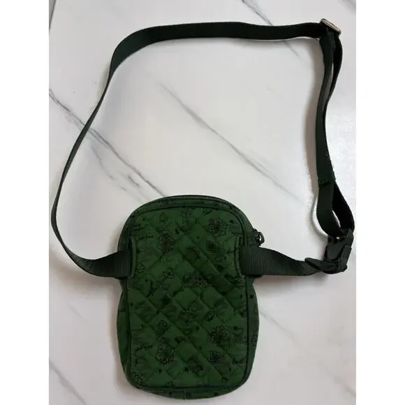 Vera Bradley Harry Potter Slytherin Green Quilted Small Crossbody Bag - Picture 2 of 4